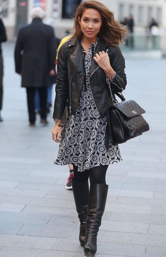 Myleene Klass in boots