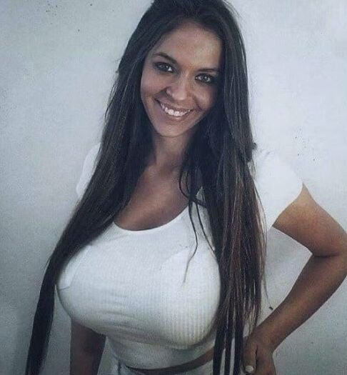 Ines Aragao huge tits babe