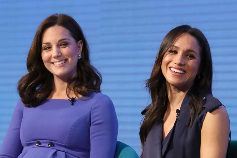 Kate Middleton &amp; Meghan Markle pulling lots of cute faces