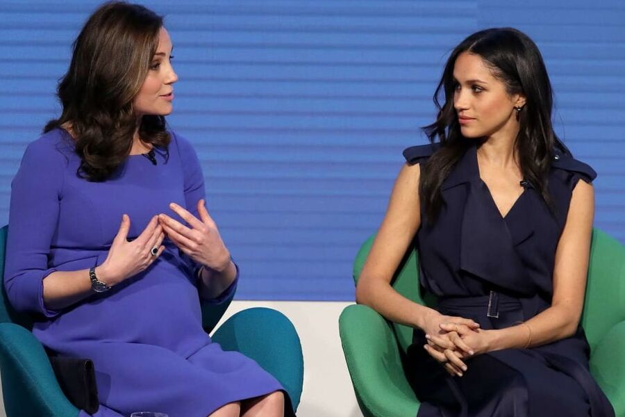 Kate Middleton &amp; Meghan Markle pulling lots of cute faces