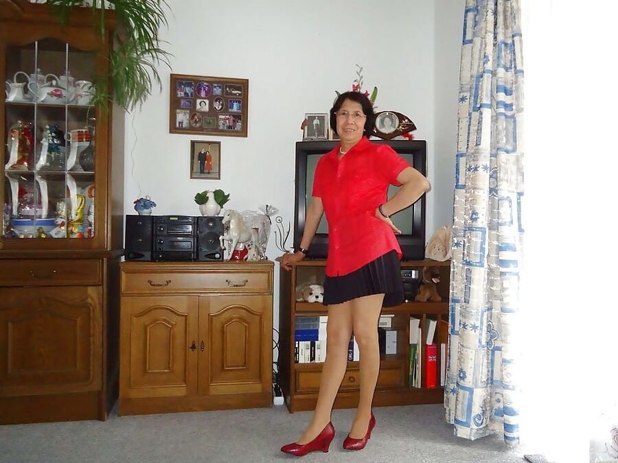 Mature Asian With Great Looking Legs