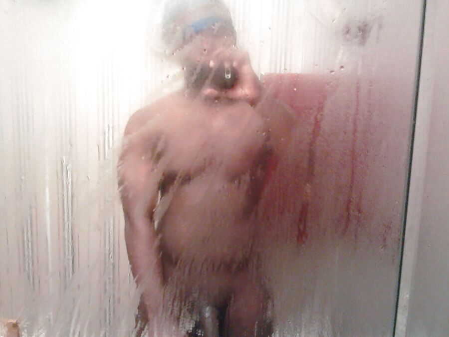 In the shower