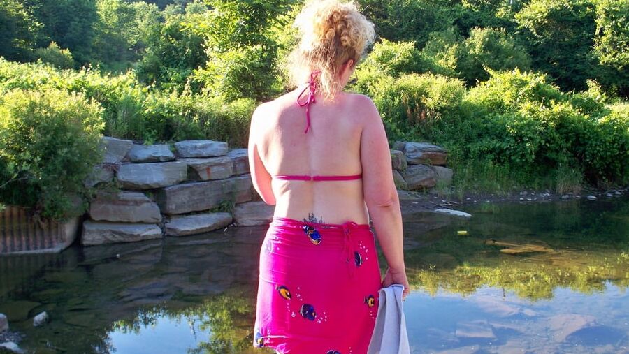 Forgot my bikini bottoms, lol