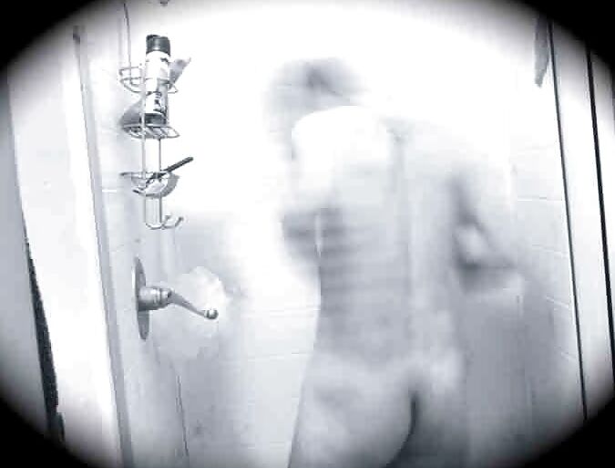 In the shower
