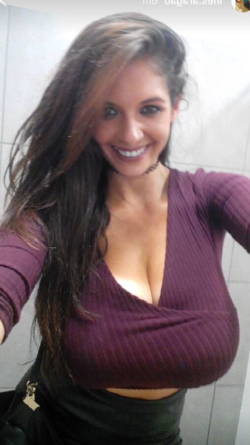 Ines Aragao huge tits babe