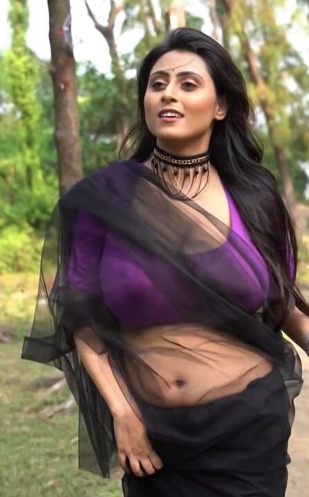My Twitter Friend With Saree