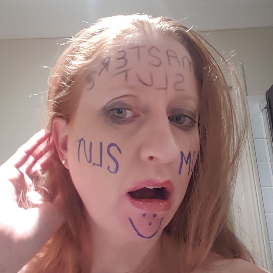 MASTERS COCK CUM AND PISS SLAVE EXPOSED
