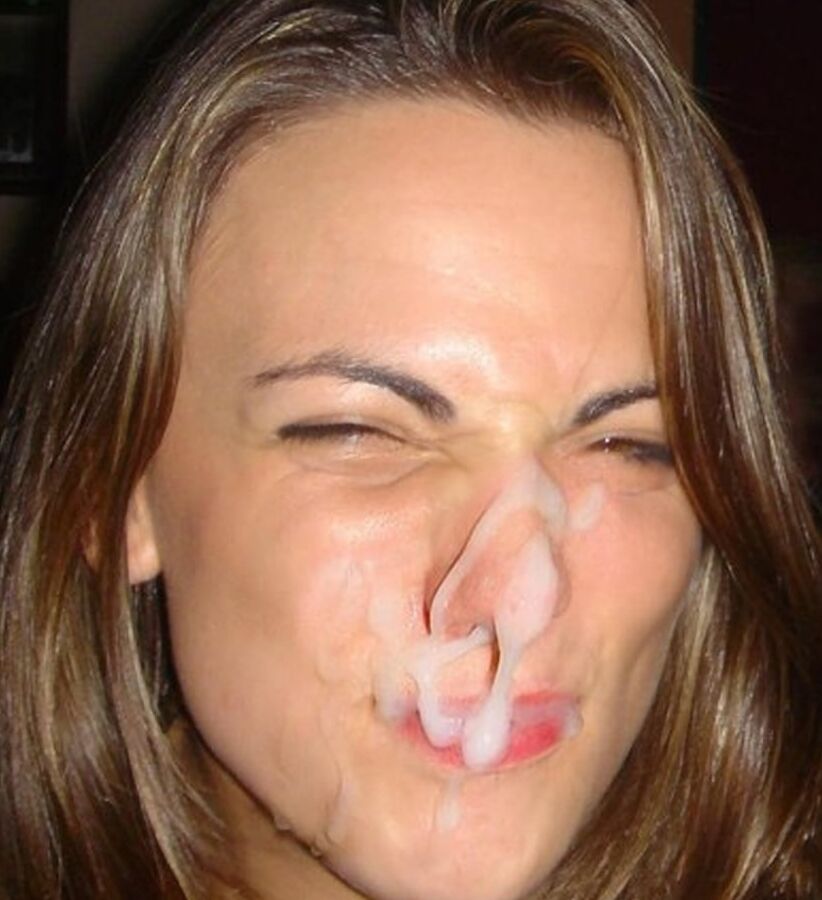 Cum on face