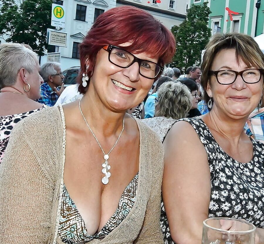 Sexy clothed mature ladies