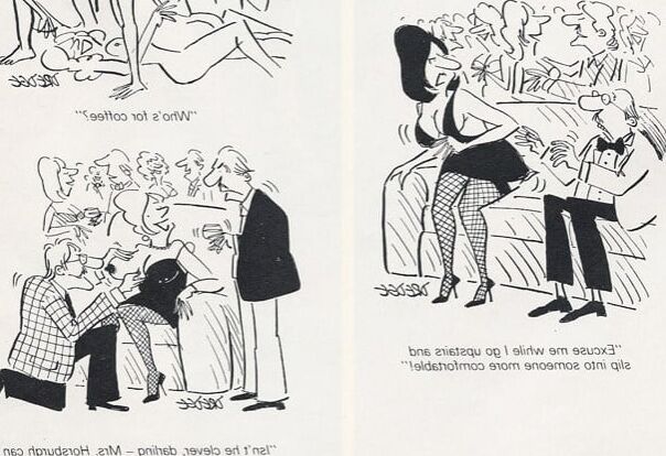 Mixed cartoons from Escort magazine