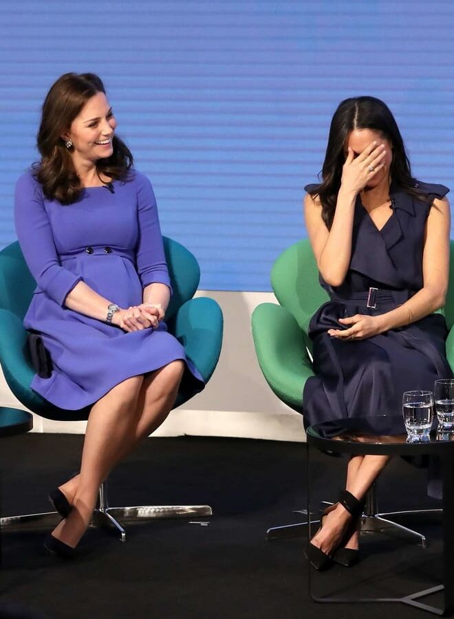Kate Middleton &amp; Meghan Markle pulling lots of cute faces