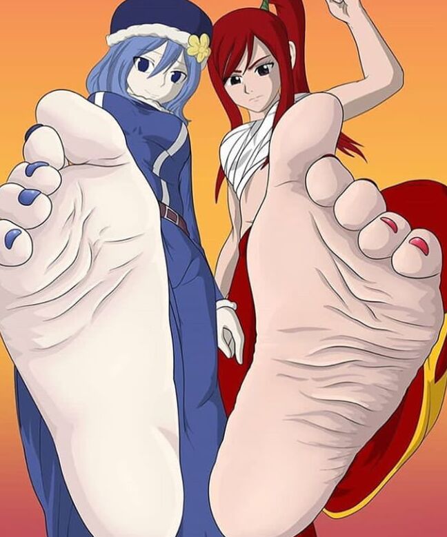 Anime and Cartoon Girls Feet
