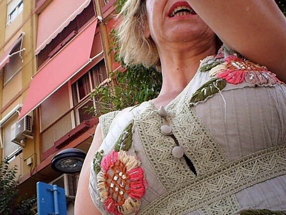 Busty milf with husband