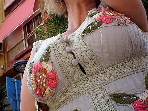 Busty milf with husband