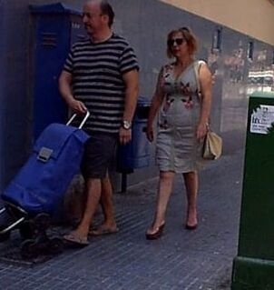 Busty milf with husband