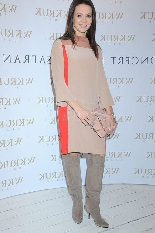 Female Celebrity Boots &amp; Leather - Kinga Rusin
