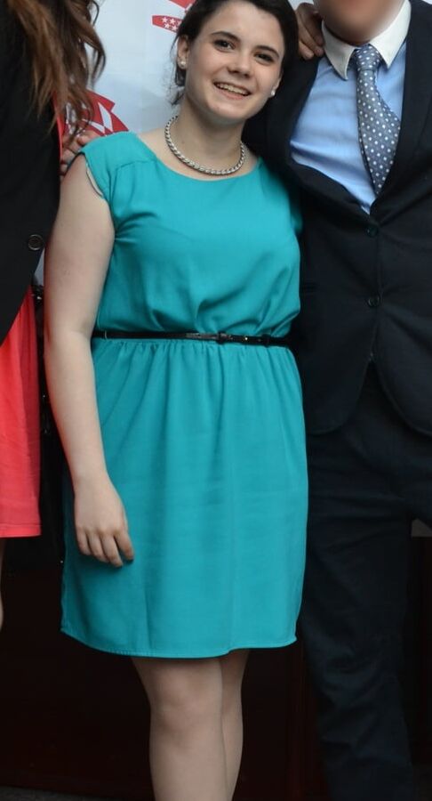Graduation Pantyhose - Blue Dress Girl