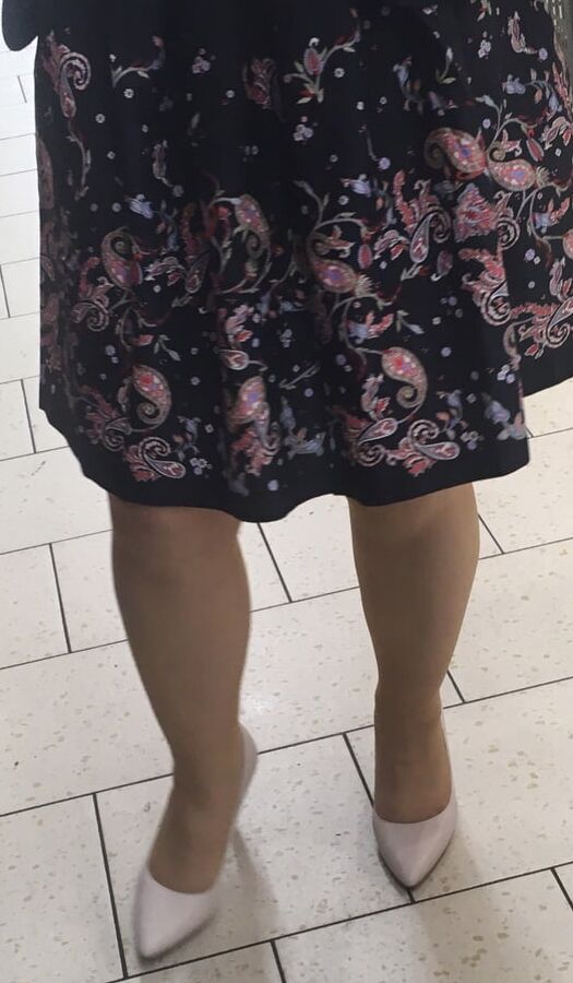In dress