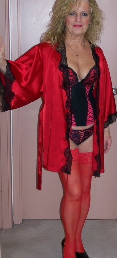 Hot Red and Black Bustier