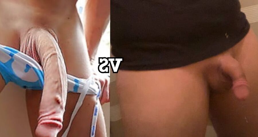 Big cock vs my small cock