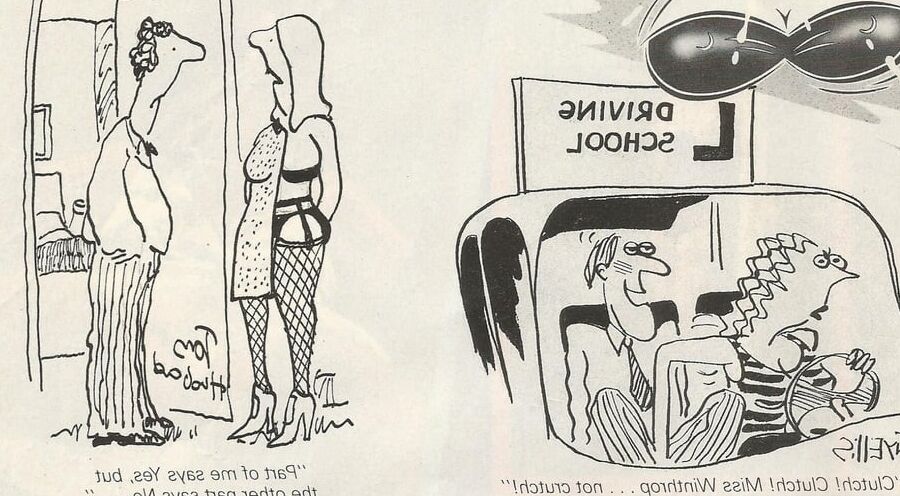 Mixed cartoons from Escort magazine