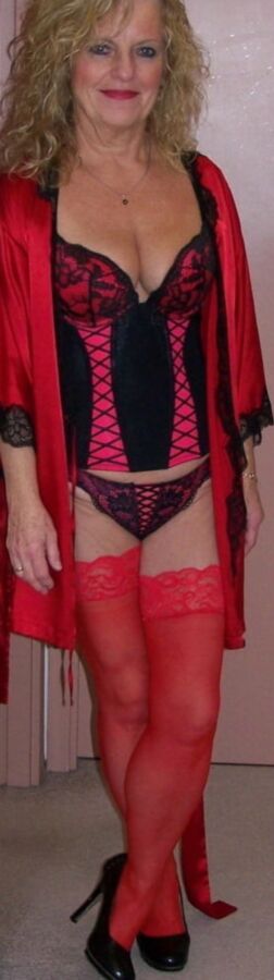 Hot Red and Black Bustier