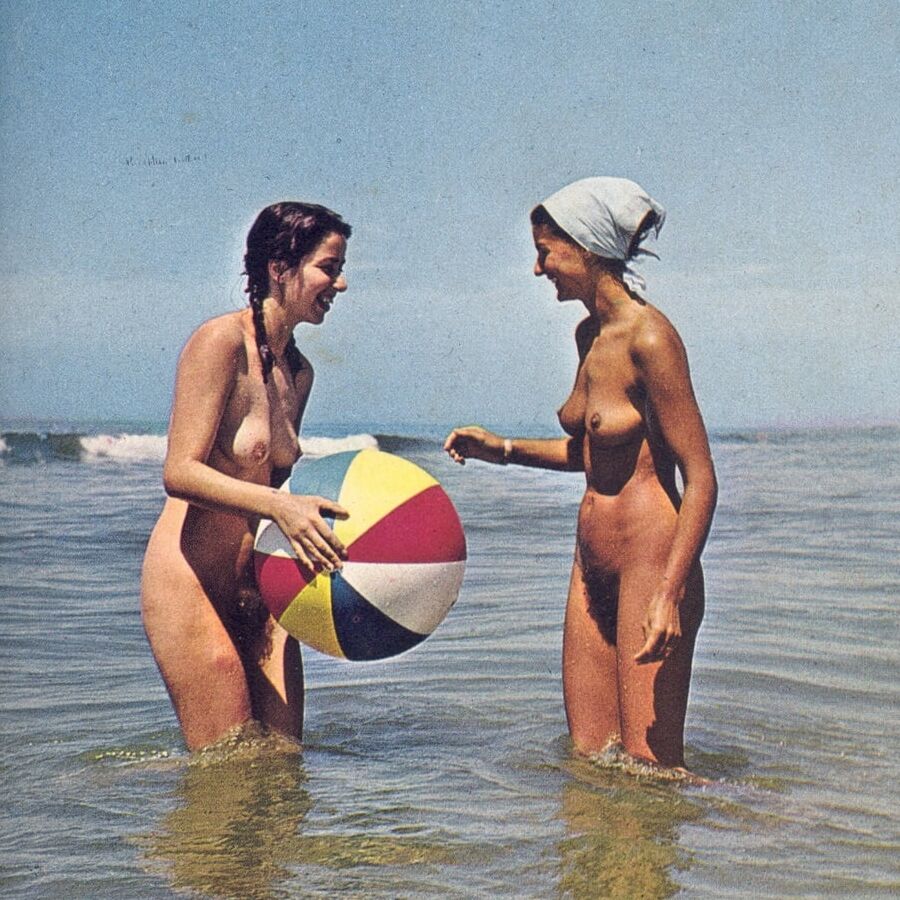 Very old nude beach photo.