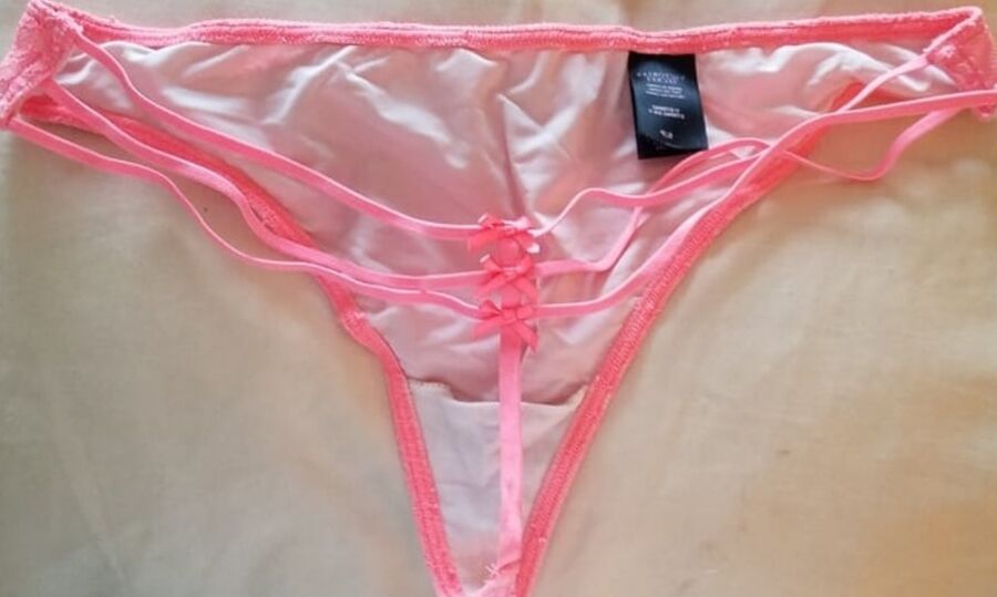 Her panties, work and play
