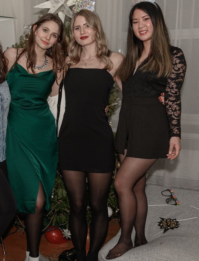 Russian Party Sluts in Pantyhose
