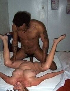 White Wives spread open for bbc