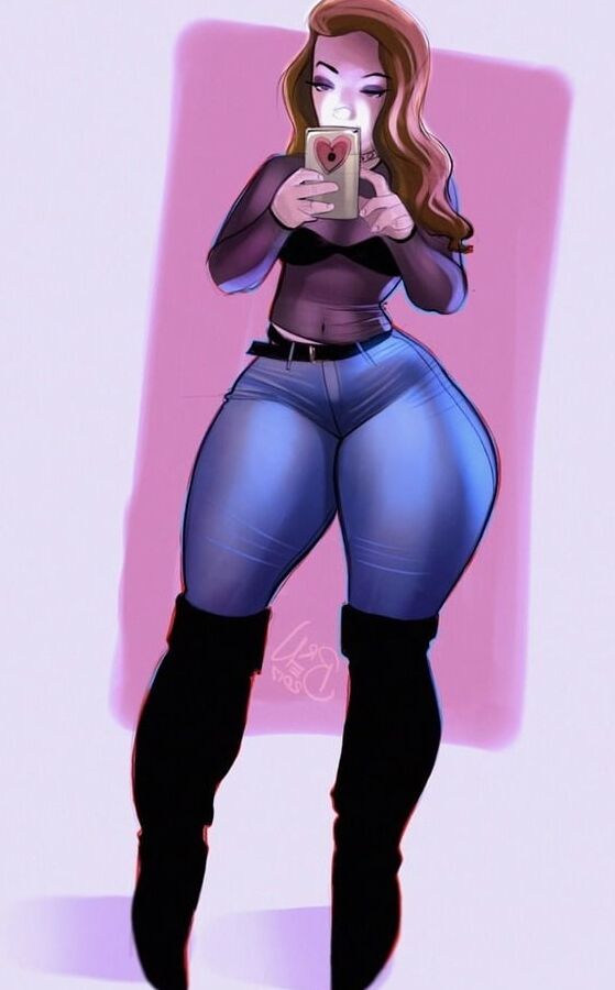 Thick and Curvy Pinups