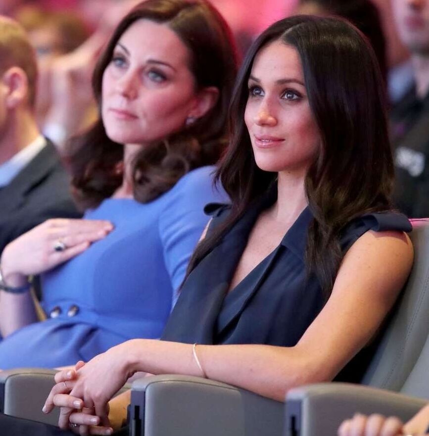 Kate Middleton &amp; Meghan Markle pulling lots of cute faces
