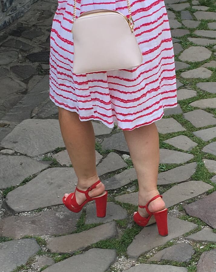 In dress