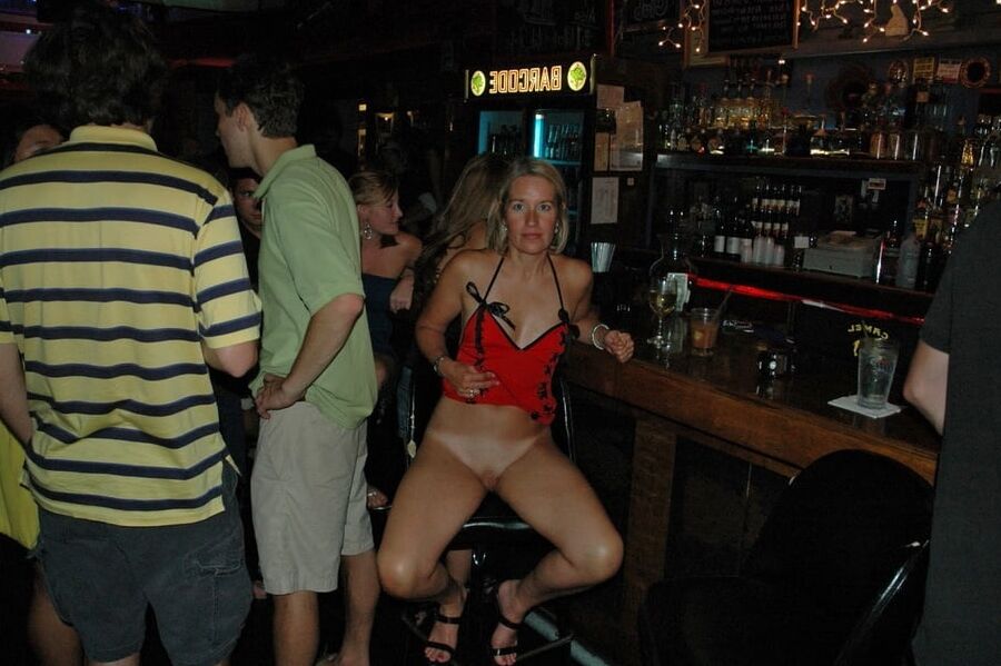 Granny Flashing In Bars