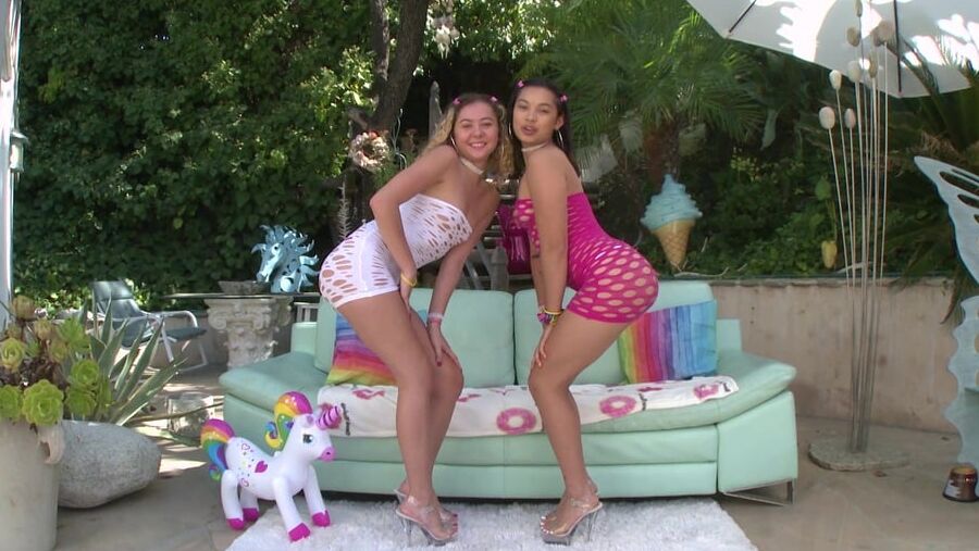 Allie Addison And Iris Ivy - Throat fucked