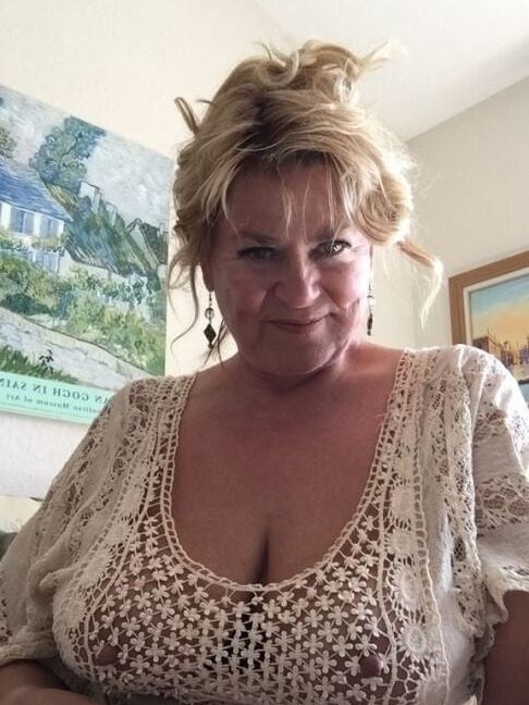 braless granny mature