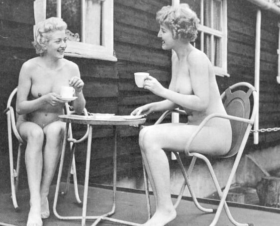 Very old nude beach photo.