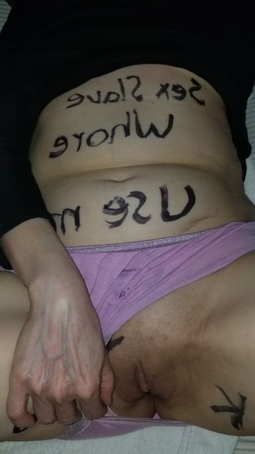 used as a cheap fuck toy and cum dump