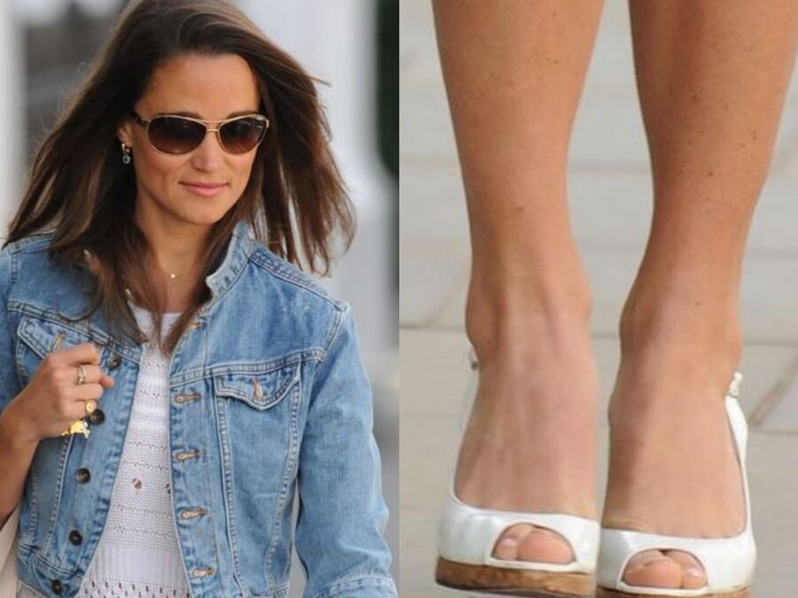 Pippa Middleton&;s sexy Leg&;s feet and High heel&;s