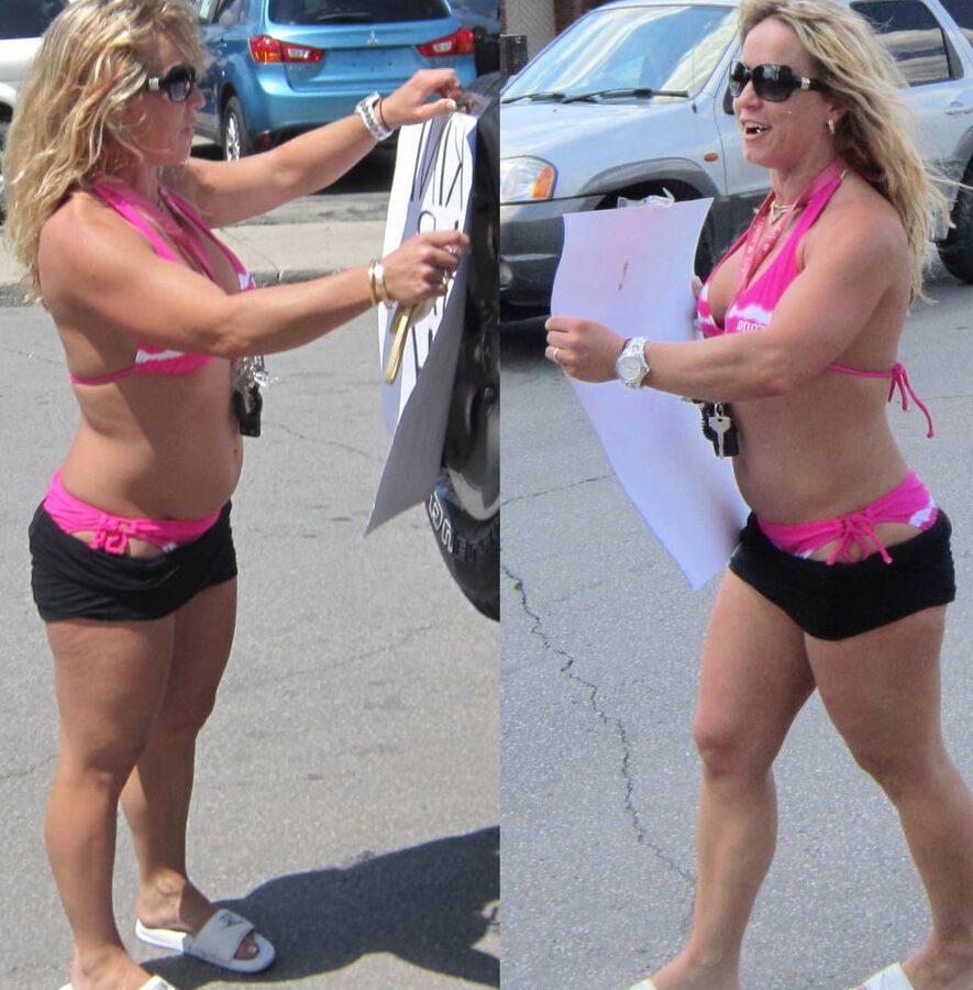 Chantal Remember Social Distancing When Jerkin&; To My Bikini