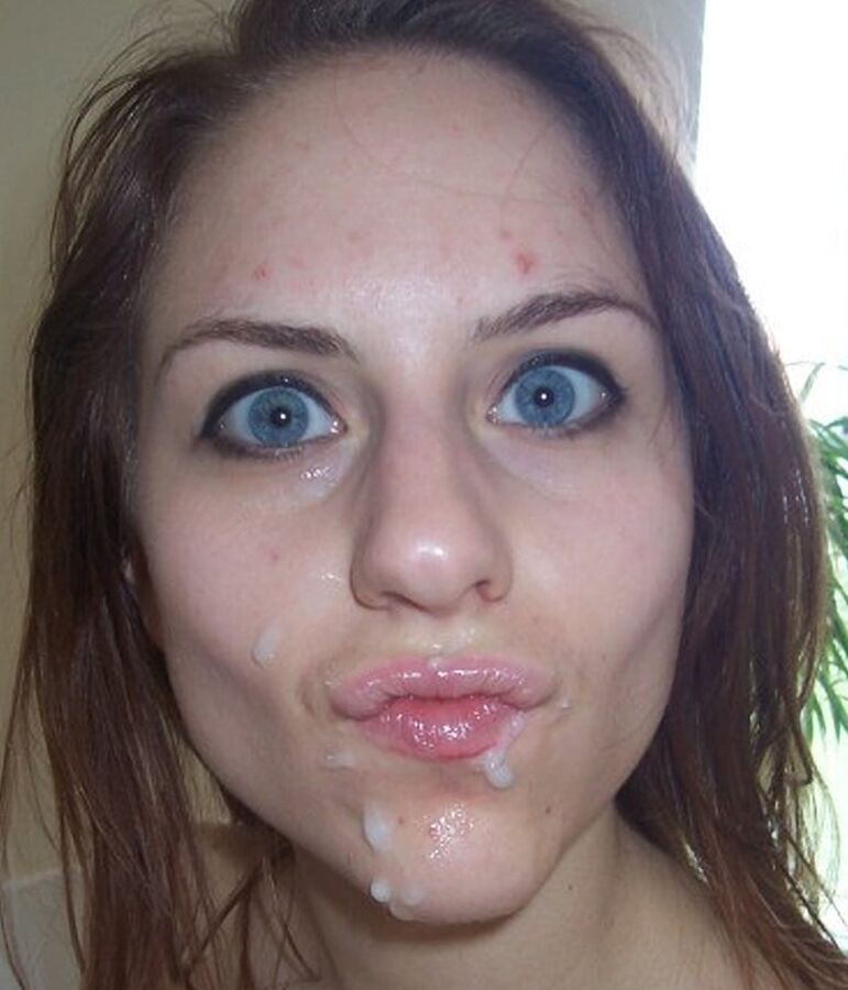 Cum on face