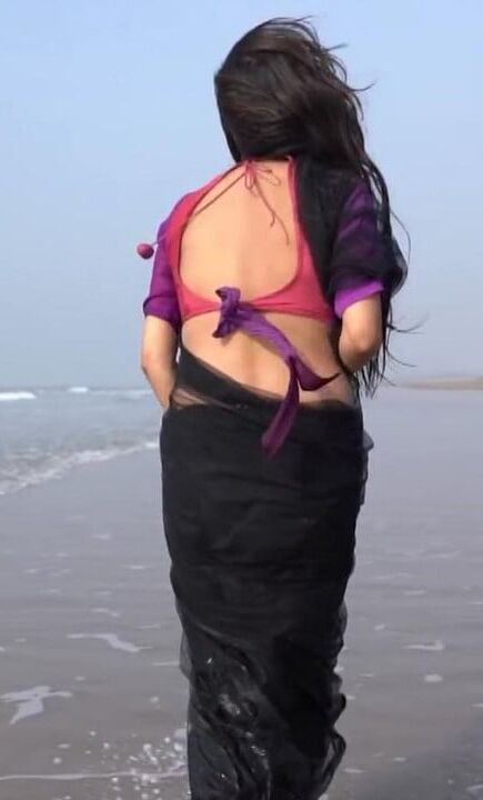 My Twitter Friend With Saree