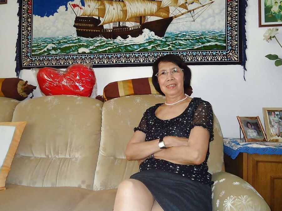 Mature Asian With Great Looking Legs