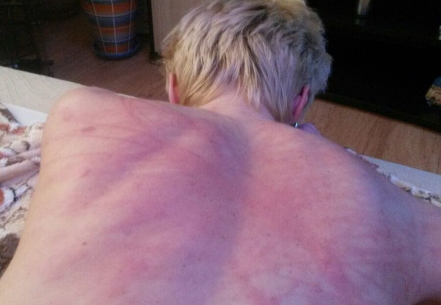 Blonde&;s Back Flogging