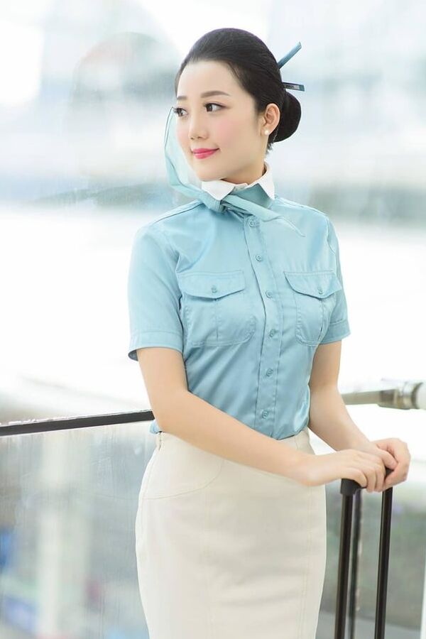 Korean air hostesses