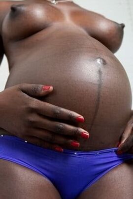 Deliciously Sexy Pregnant Ebony Beauties