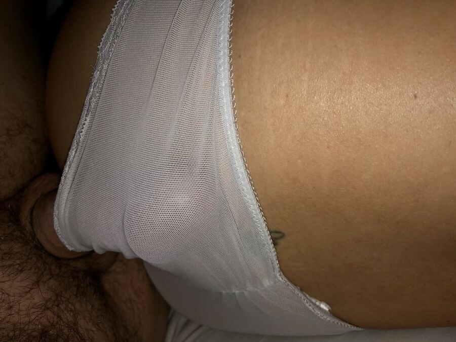 Precum in her panties