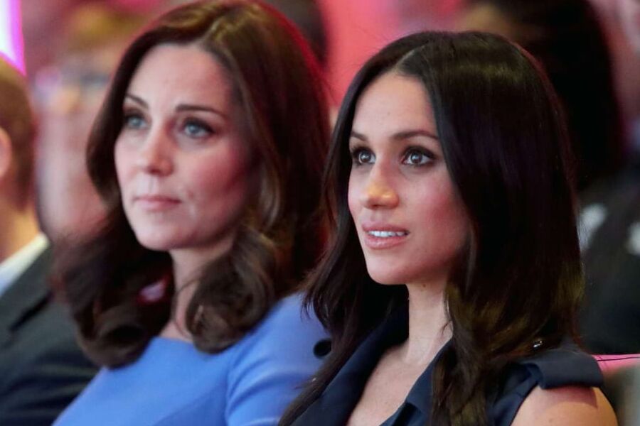 Kate Middleton &amp; Meghan Markle pulling lots of cute faces