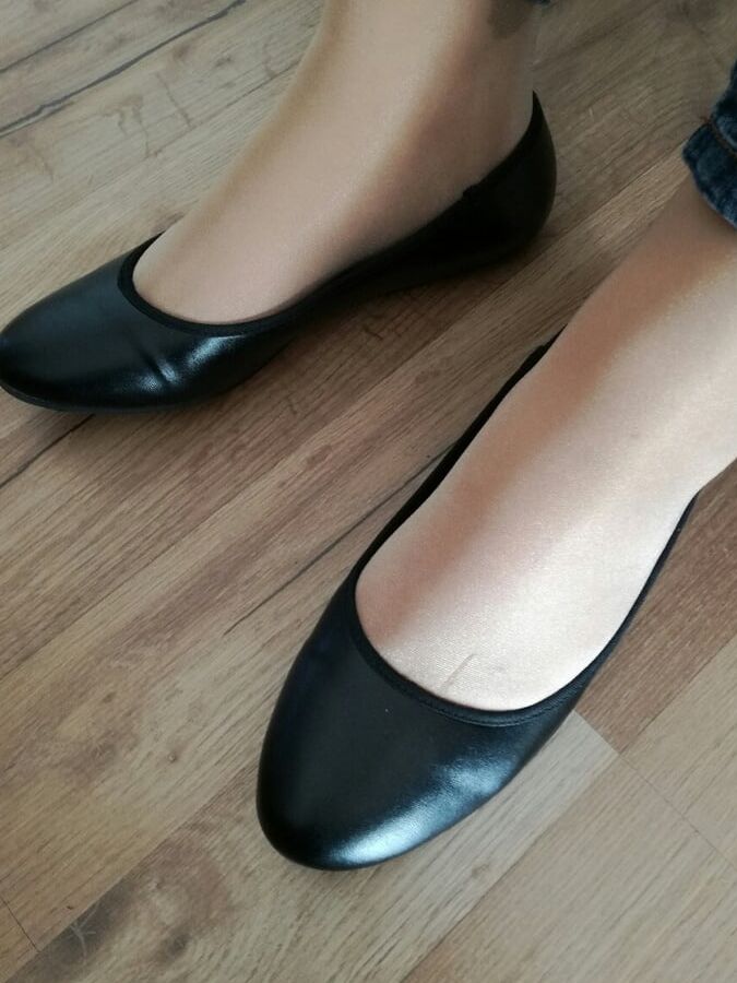 black shoes