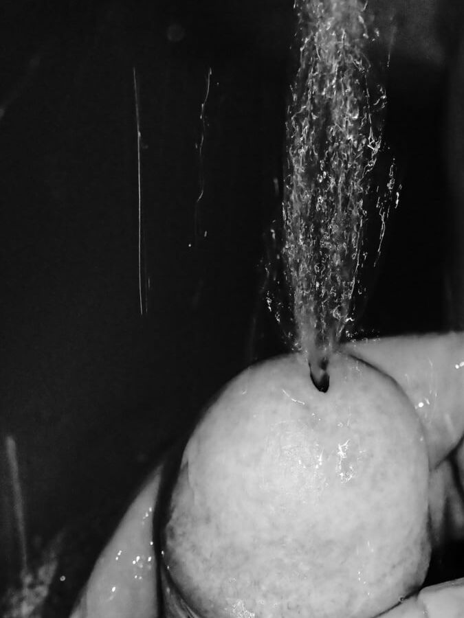 Piss in arty farty black and white